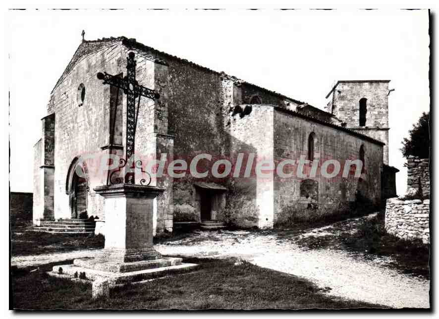 Église de Menerbes — Vue générale — Éditions Photoglyph, Nice