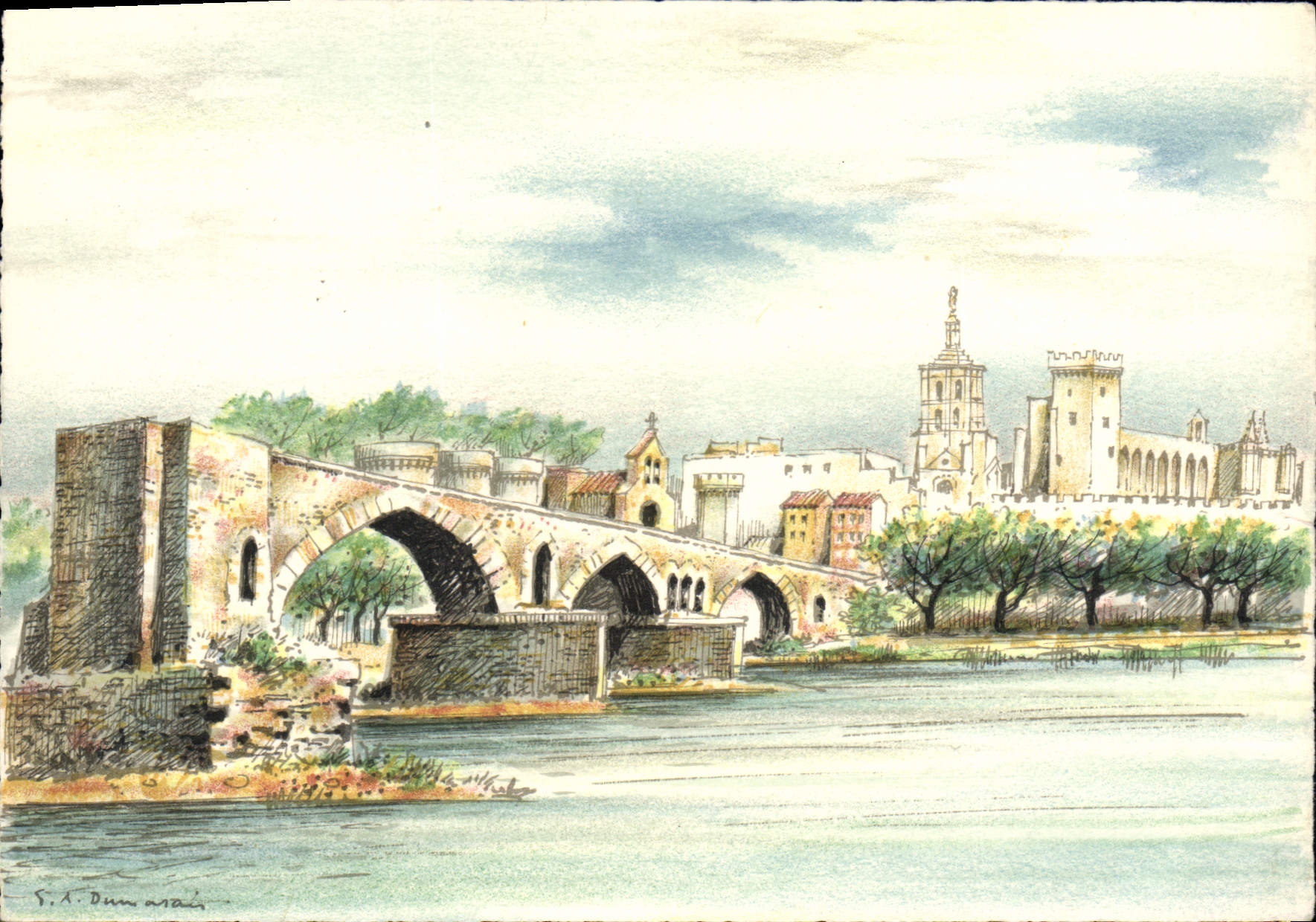 Pont Saint-Bénézet — Avignon — S.A. Dumaraï