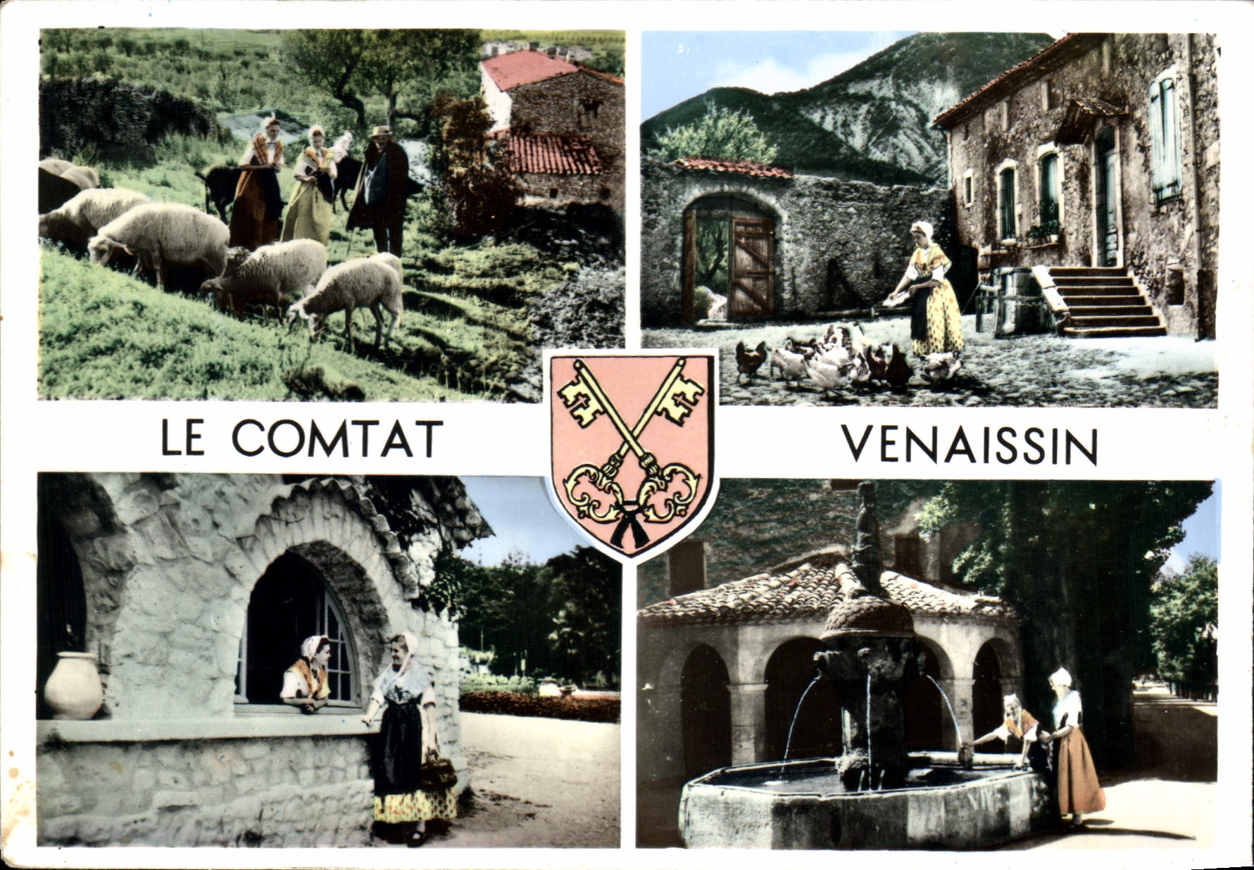 Le Comtat Venaissin — Quatre scènes de vie locale — Éditions G.A.L. Augier