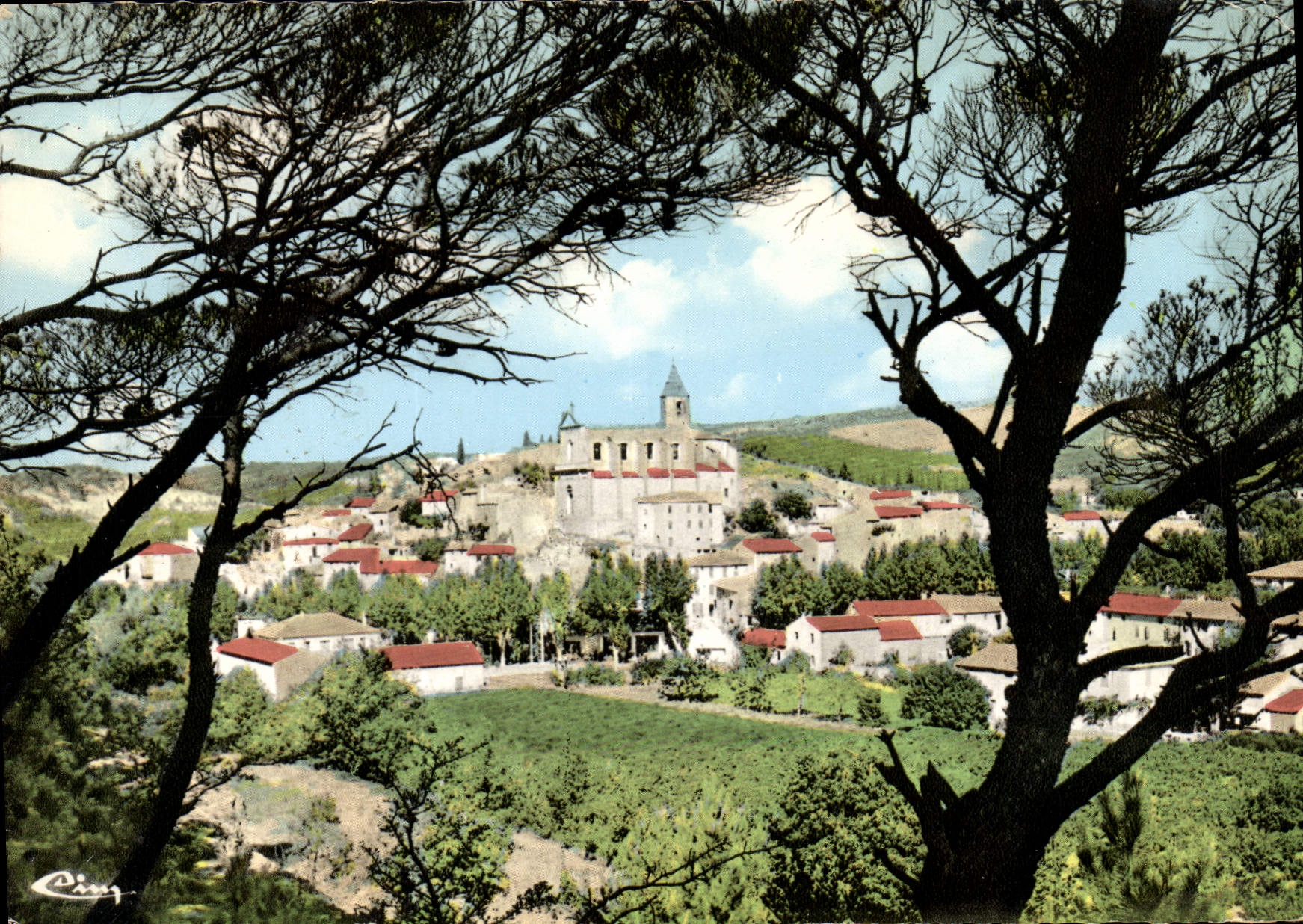 Bédoin — Vue générale, vue de la Garenne — Combiér Imprimeur, Mâcon