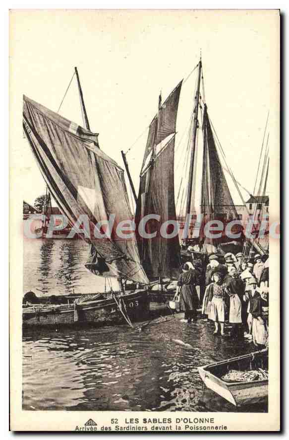Les Sables d'Olonne — Arrivée des Sardiniers devant la Poissonnerie — CH des Arts, Strasbourg-Schiltigheim