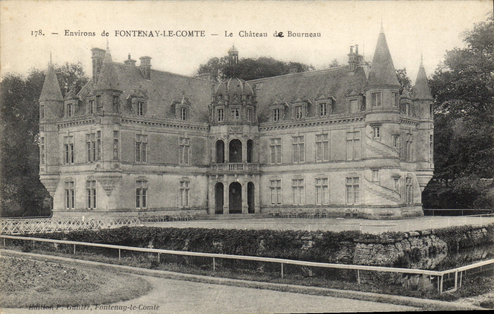 Fontenay-le-Comte — Le Château de Bourneau — Édition P. Guitter