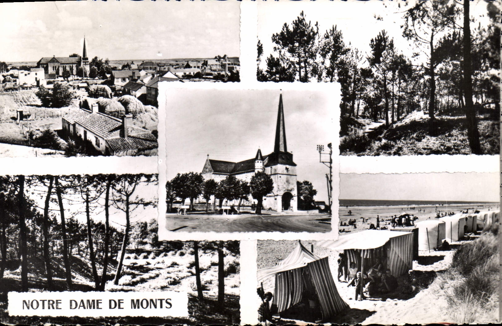 Notre Dame de Monts — panoramic view and beach — Éditions Photo Enfants