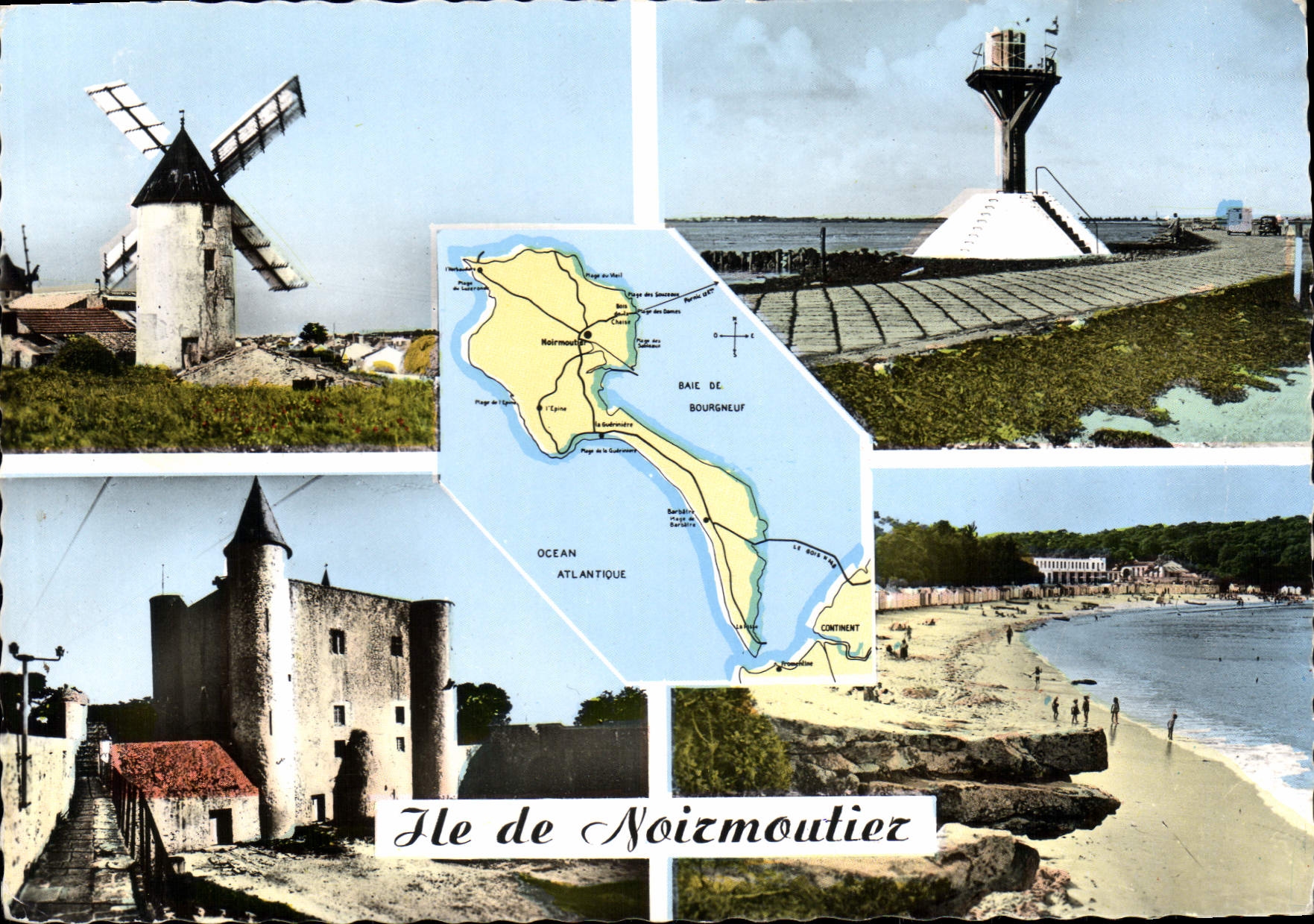 Ile de Noirmoutier — vue panoramique — C. des Arts Photomécaniques, 1669
