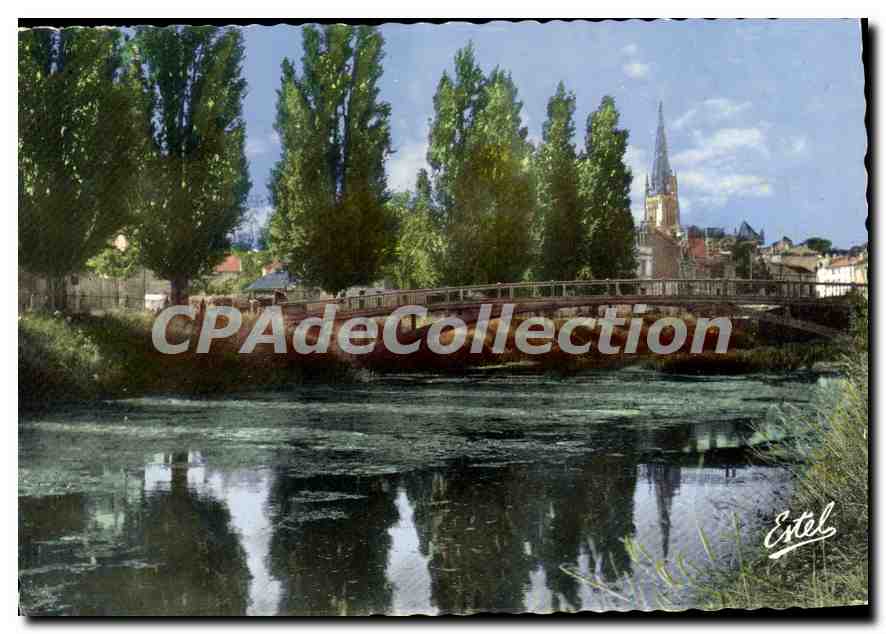 Fontenay-le-Comte — The Banks of the Vendée and the Spire of Notre-Dame — Publisher Estel