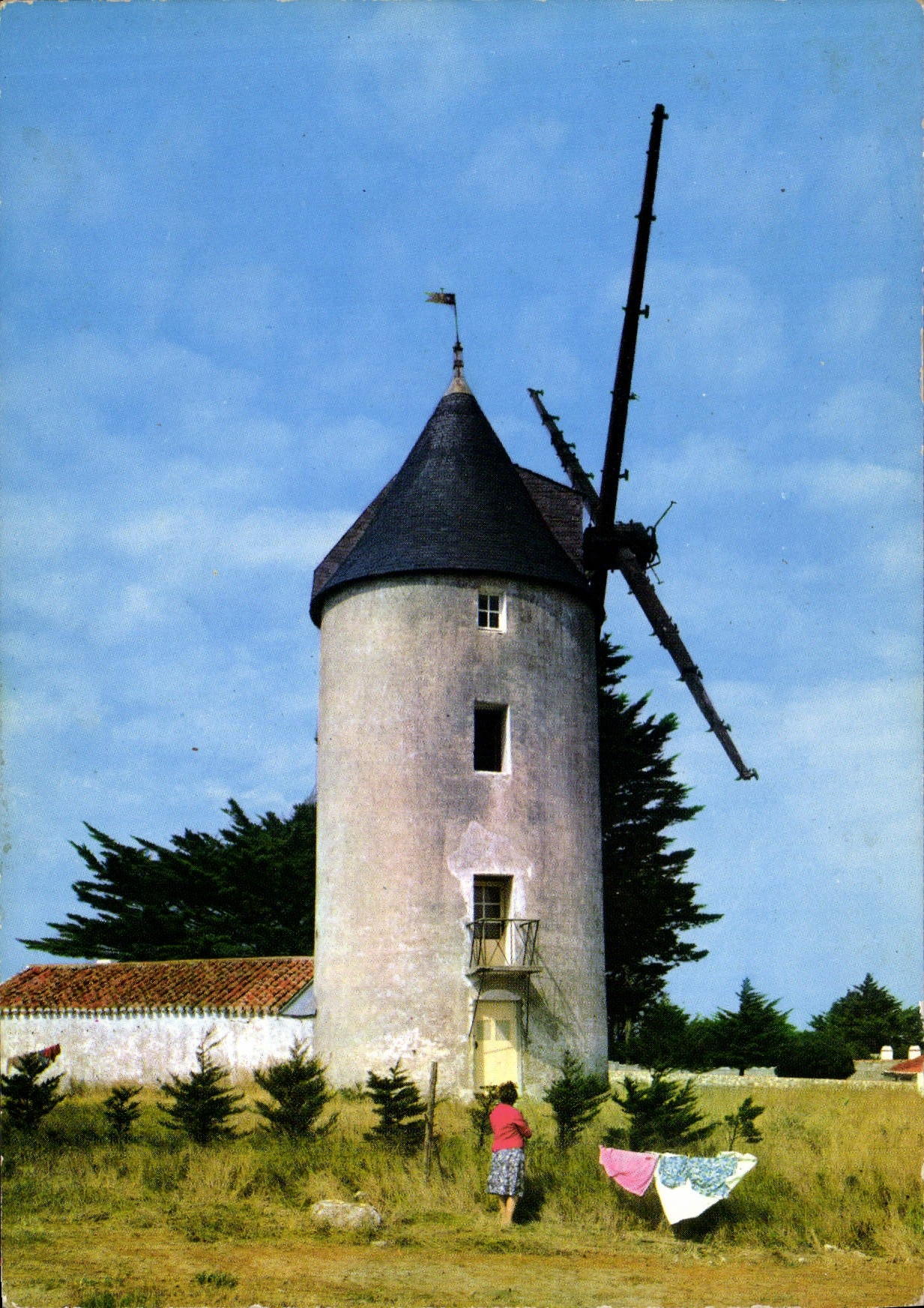 Moulin à vent de Noirmoutier — Ile de Noirmoutier (Vendée) — Édition de l'Europe de la Carte Postale