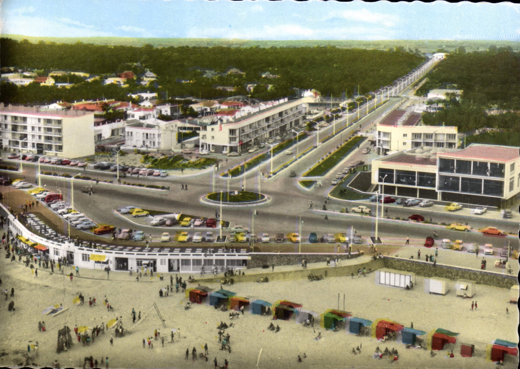 Saint-Jean-de-Monts — The Rotonde, The Esplanade and Avenue de la Forêt — ROMACOLOR