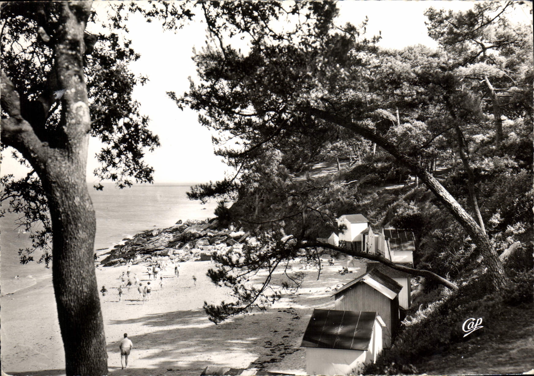 Plage de l'Anse Rouge — Ile de Noirmoutier — Cie des Arts Photomécaniques, n°1637