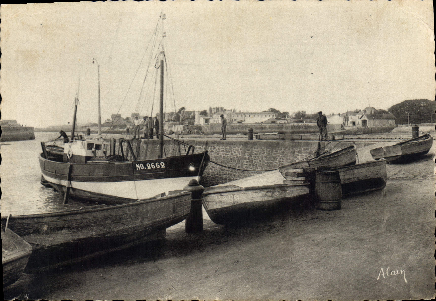 Croix-de-Vie — Un coin du Quai — Alain