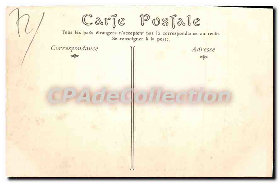 CPA Solesmes Les bords de la Sarthe vers l'Abbaye  — Verso