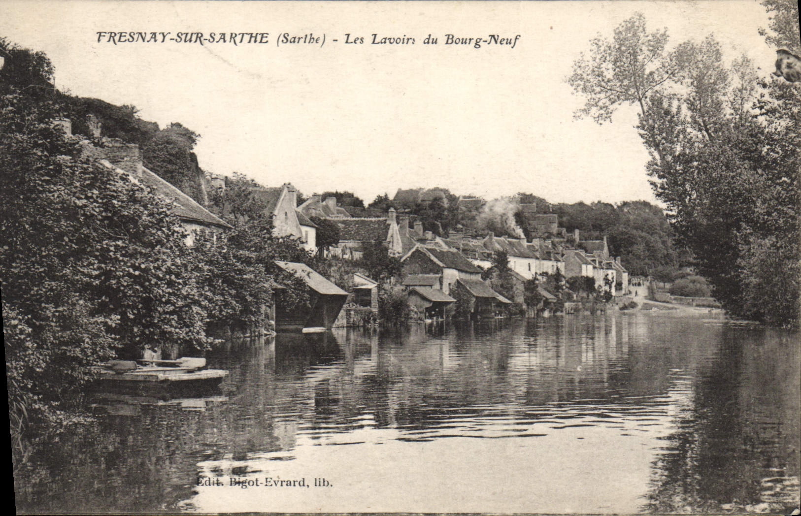 CPA Fresnay sur Sarthe Sarthe Les Lavoirs du Bourg Neuf 