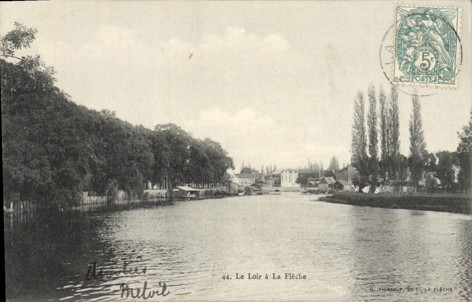 CPA Le Loir à la Fleche 