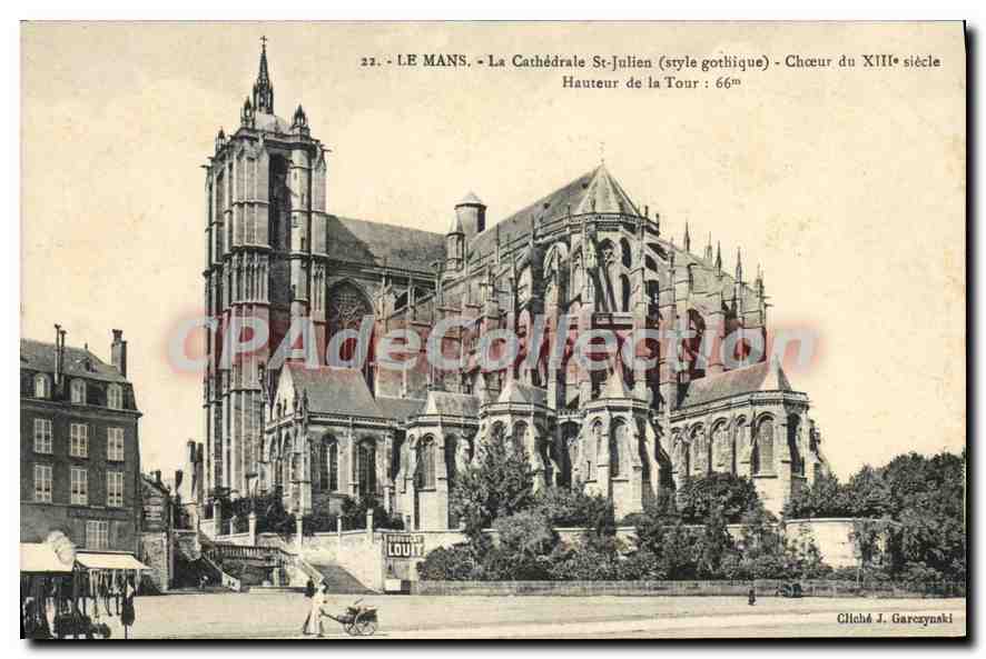 CPA Le Mans La Cathedrale St Julien style gothique Choeur du XIII siecle 