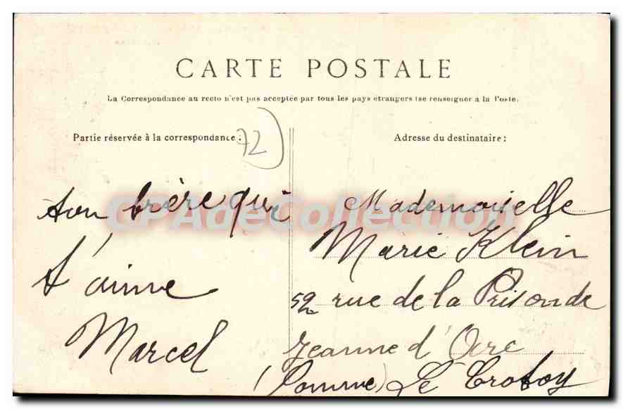 CPA St Leonard des Bois  — Verso