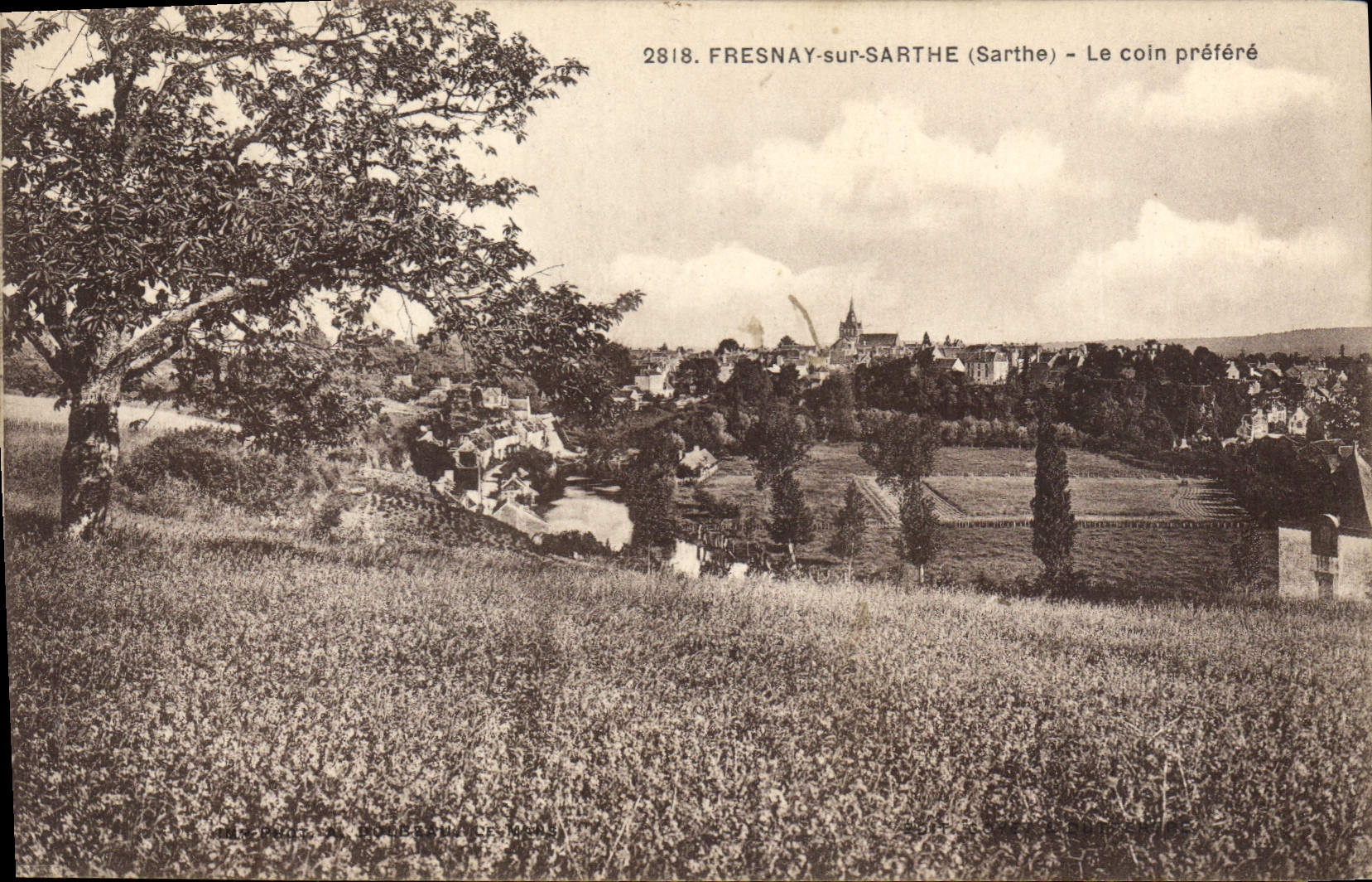 CPA Fresnay sur Sarthe Le coin prefere 