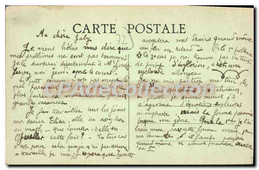 CPA Fresnay sur Sarthe Le coin prefere  — Rückseite