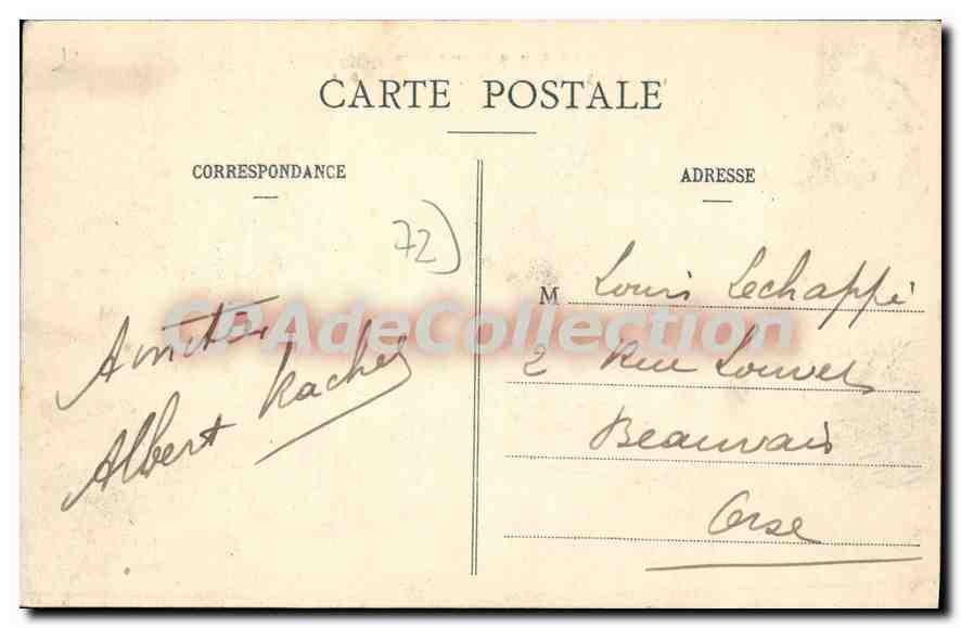 The Mancelle Alps — La Roche — Publisher E.P., No. 137 — Back
