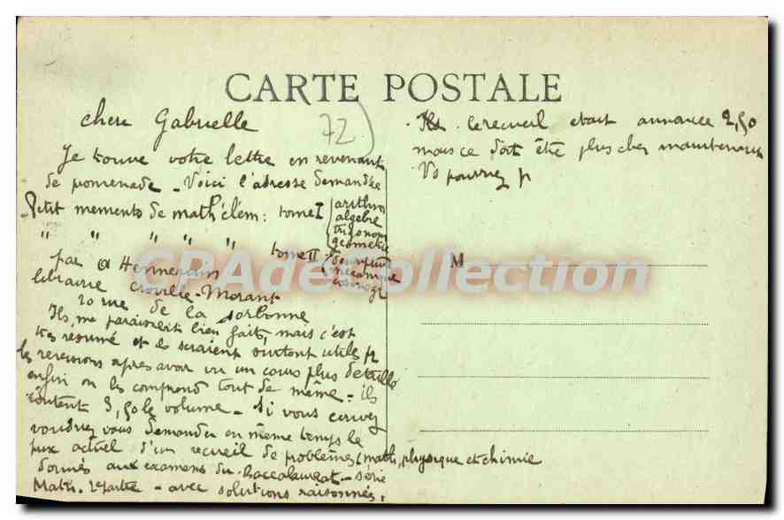 CPA Fresnay sur Sarthe Les Promenades allee principale  — Rückseite
