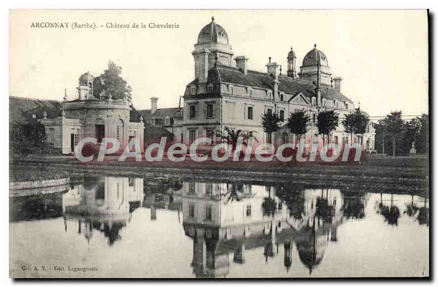 CPA Arconnay Sarthe Chateau de la Chevalerie 