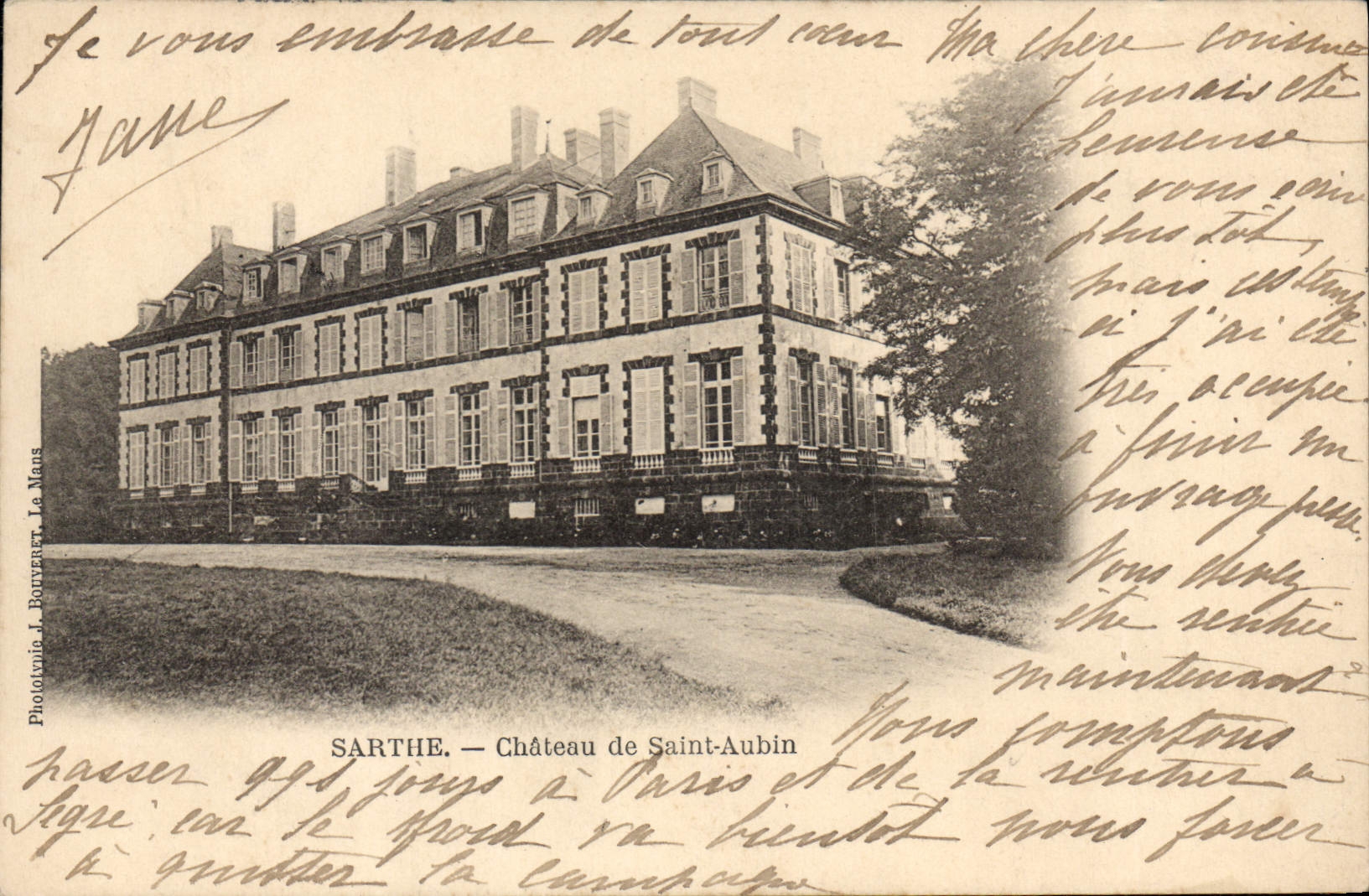 CPA Sarthe Chateau de Saint Aubin 