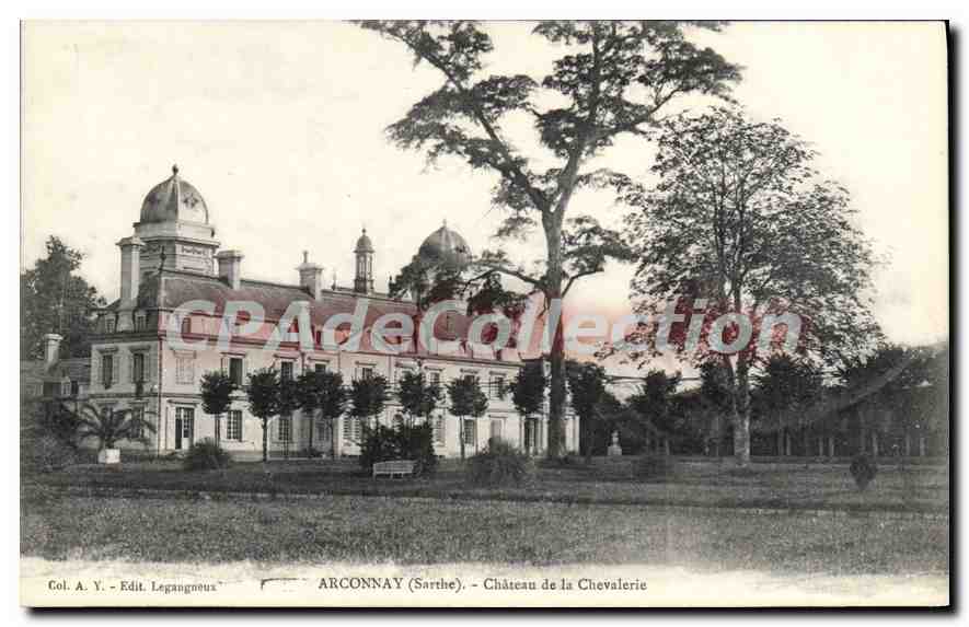 CPA Arconnay Sarthe Chateau de la Chevalerie 