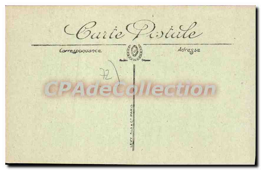 CPA Le Mans L'Avenue Rubillard et l'Hopital  — Verso