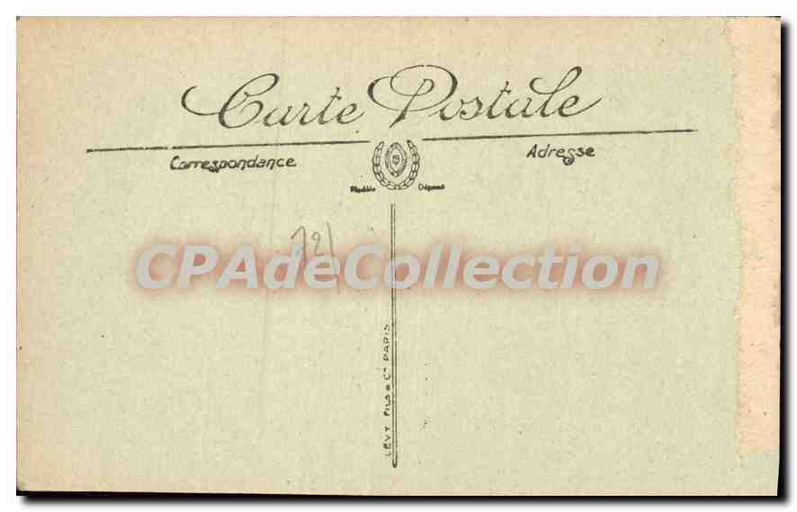 CPA Le Mans Le Jardin des Plantes Le Lac  — Verso