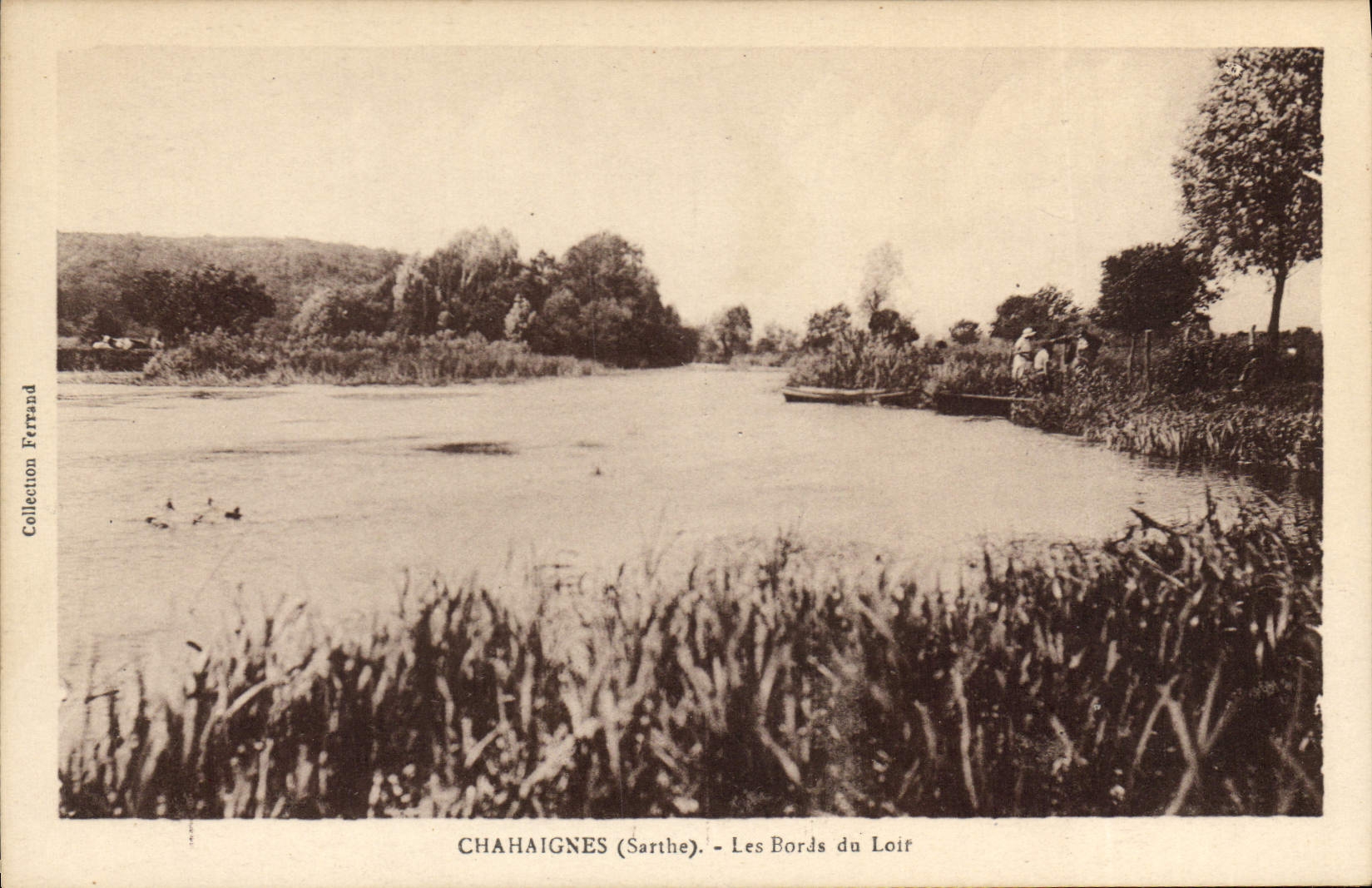 CPA Chahaignes Sarthe Les Bords du Loir 
