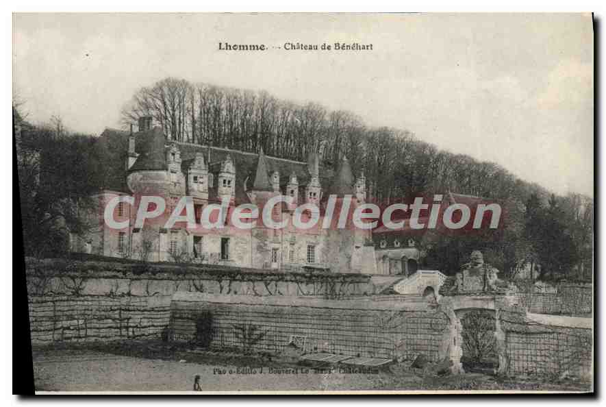 CPA Lhomme Chateau de Benehart 