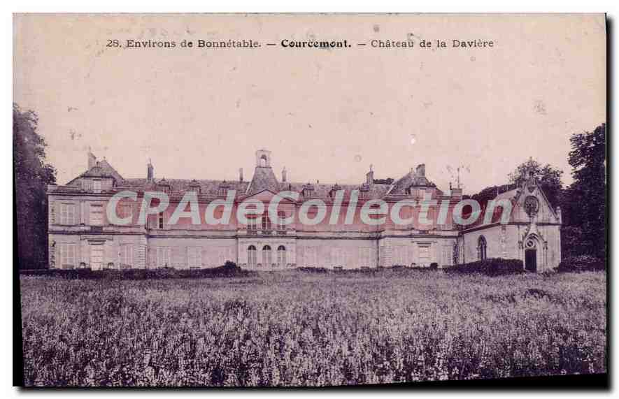 CPA Environs de Bonnetable Courcemont Chateau de la Daviere 