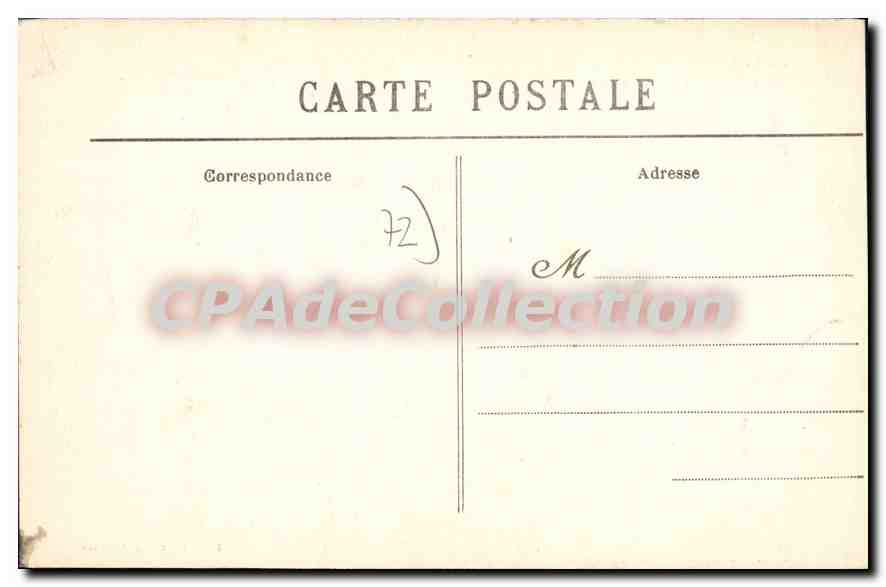 Le Mans — Panoramablick — Aufnahme vom Ledru-Rollin-Ufer — Verlag Decoloy, Le Mans — Rückseite
