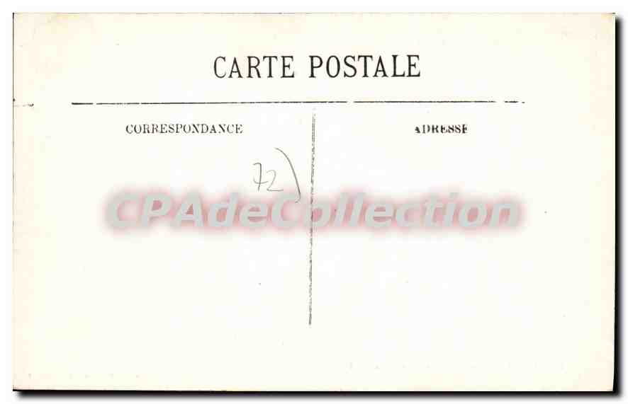 Chevillé (Sarthe) — Château de la Roche — éditeur Kiché G. Pedu, Loué (Sarthe) — Reverso