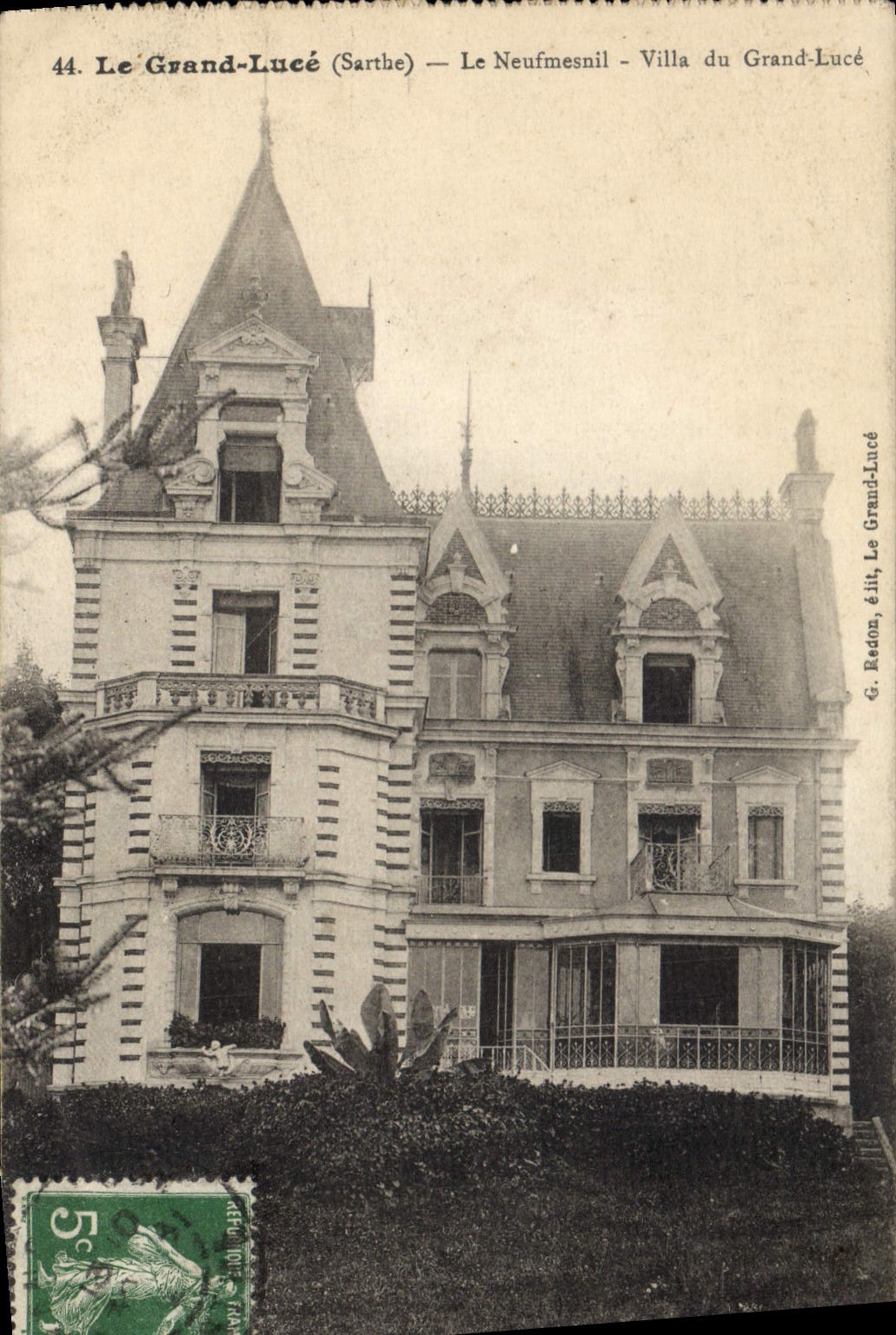 CPA La Grand Luce Sarthe Le Neufmesnil Villa du Grand Luce 