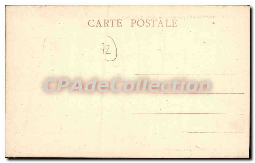 Chahaignes (Sarthe) - La Jaille (Côté Sud) — Collection Robert Ferrand, n°10 — Verso