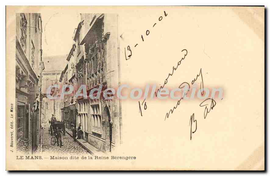 CPA Le Mans Maison dite de la Reine Berengere 
