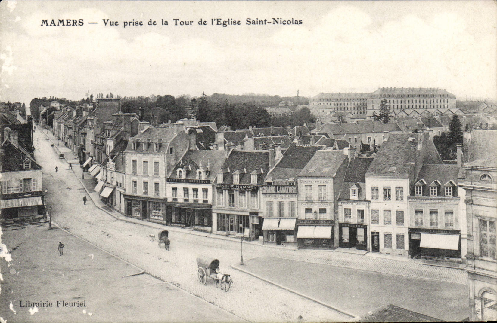 CPA Mamers Vue prise de la Tour de l'Eglise Saint Nicolas 