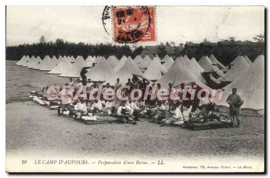 CPA Le Camp d'Auvours Preparation d'une Revue 
