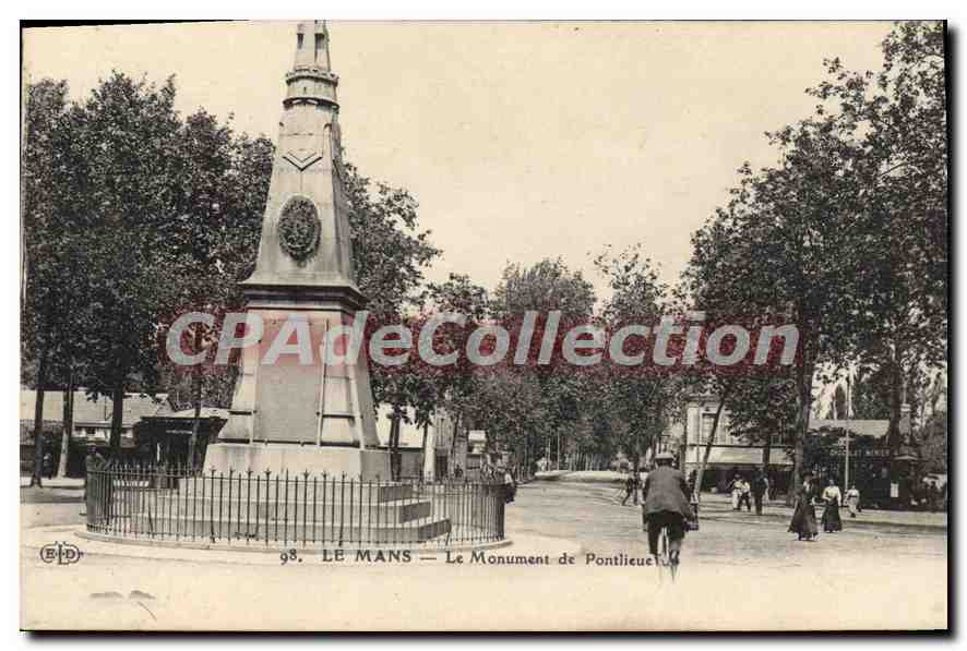 CPA Le Mans Le Monument de Pontlieue 