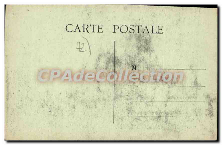 CPA La Ferte Bernard Porte de Ville prise de la rue de l'Huisne  — Rückseite