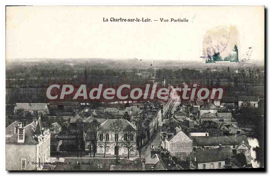 La Chartre-sur-le-Loir — Vue Partielle — J. Bouterse, Chevry-Saint-Mans