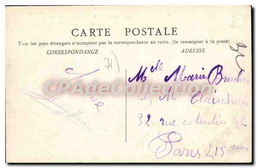 Le Creusot — Hôtel-de-Ville — EDIT J.G. — Rückseite