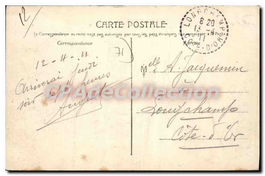 Montceau-les-Mines — Le Monument, le Kiosque et l'Hôtel de Ville — Éditeur inconnu, n°9 — Reverso