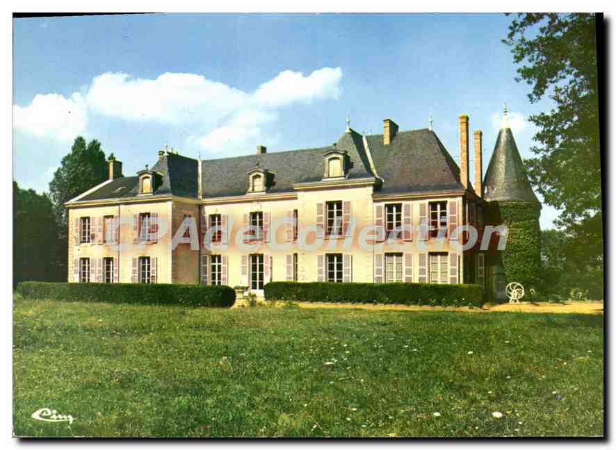 CPSM La Chapelle St Remy Sarthe Chateau de Courvalain 