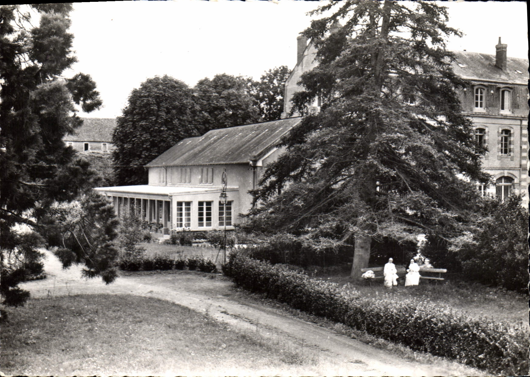 CPSM Dominicaines de Bethanie Fontenailles Ecommoy Sarthe Les Parloirs 