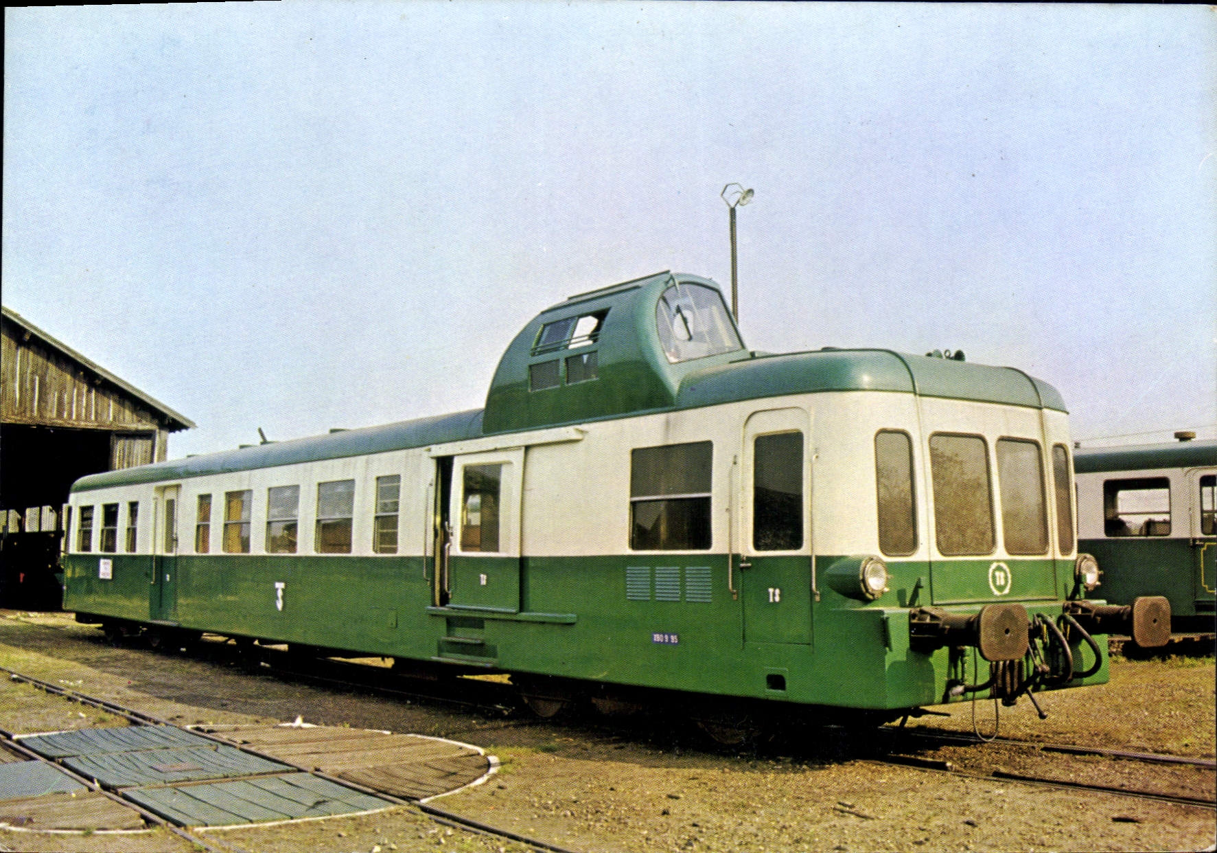CPSM Transvap Chemin de Fer Touristique de la Sarthe Gare de Connerre Beille Connerre Autorail Picas