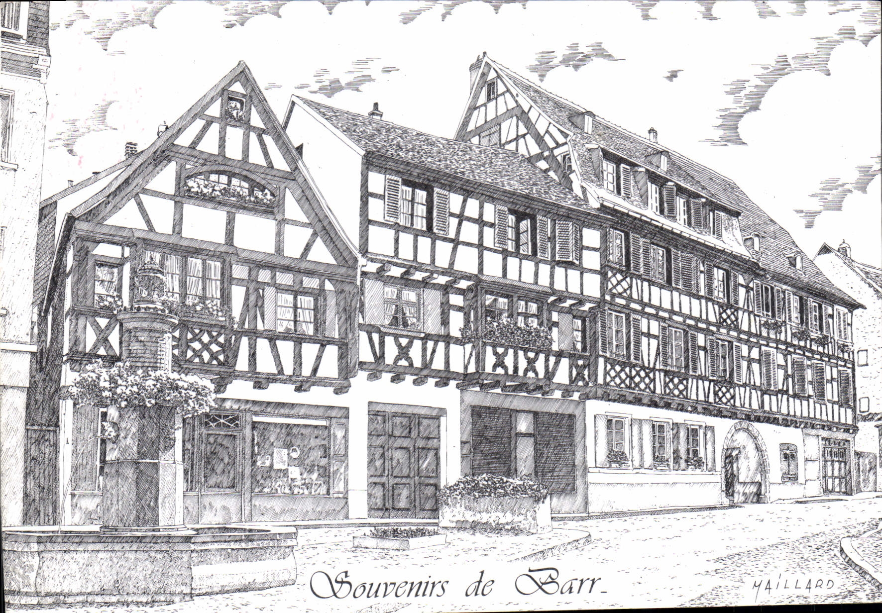 CPSM Souvenir de Barr Maillard