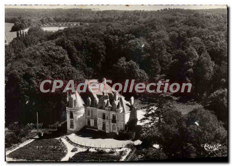 Château de Mangé — Environs de LAVERNAT (Sarthe) — Éditions Aériennes COMELER
