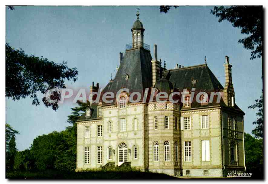 CPSM Malicorne Le Chateau de Rive Sarthe SNCF