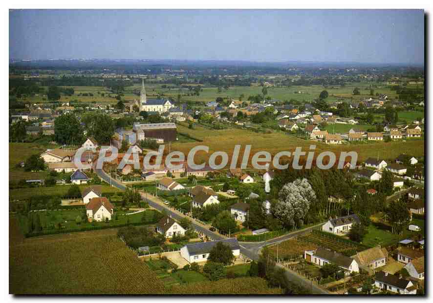 CPSM Laigne en Belin Sarthe vue generale aerienne 