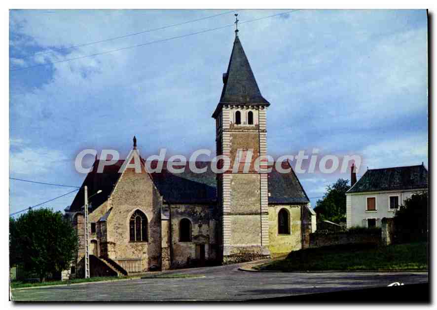 CPSM Courdemanche Sarthe l'Eglise 